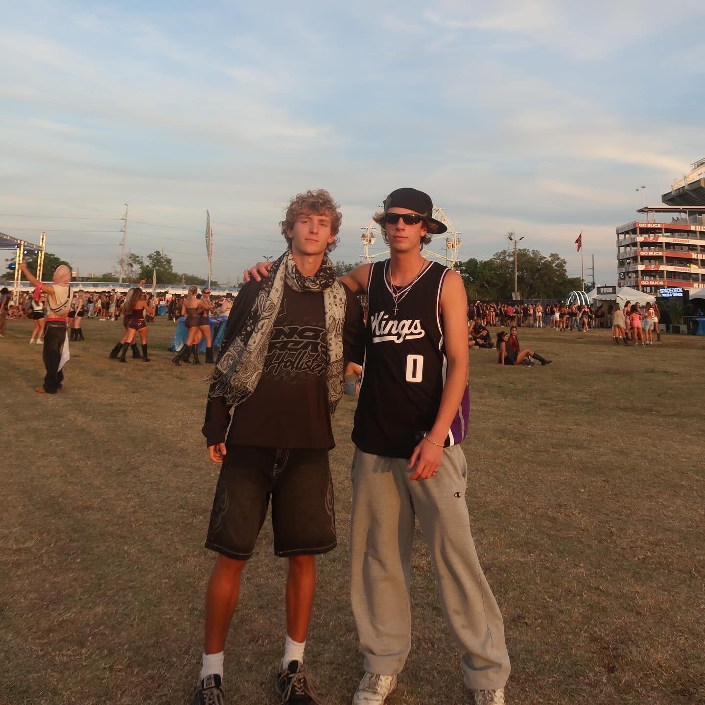 Anthony Verdi at a music festival